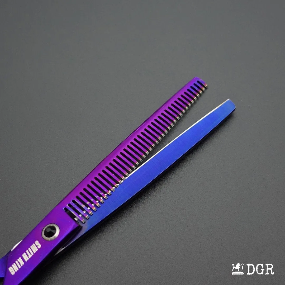7“ Pro. PET GROOMING Shears 4Pcs-comb (3 colors available）