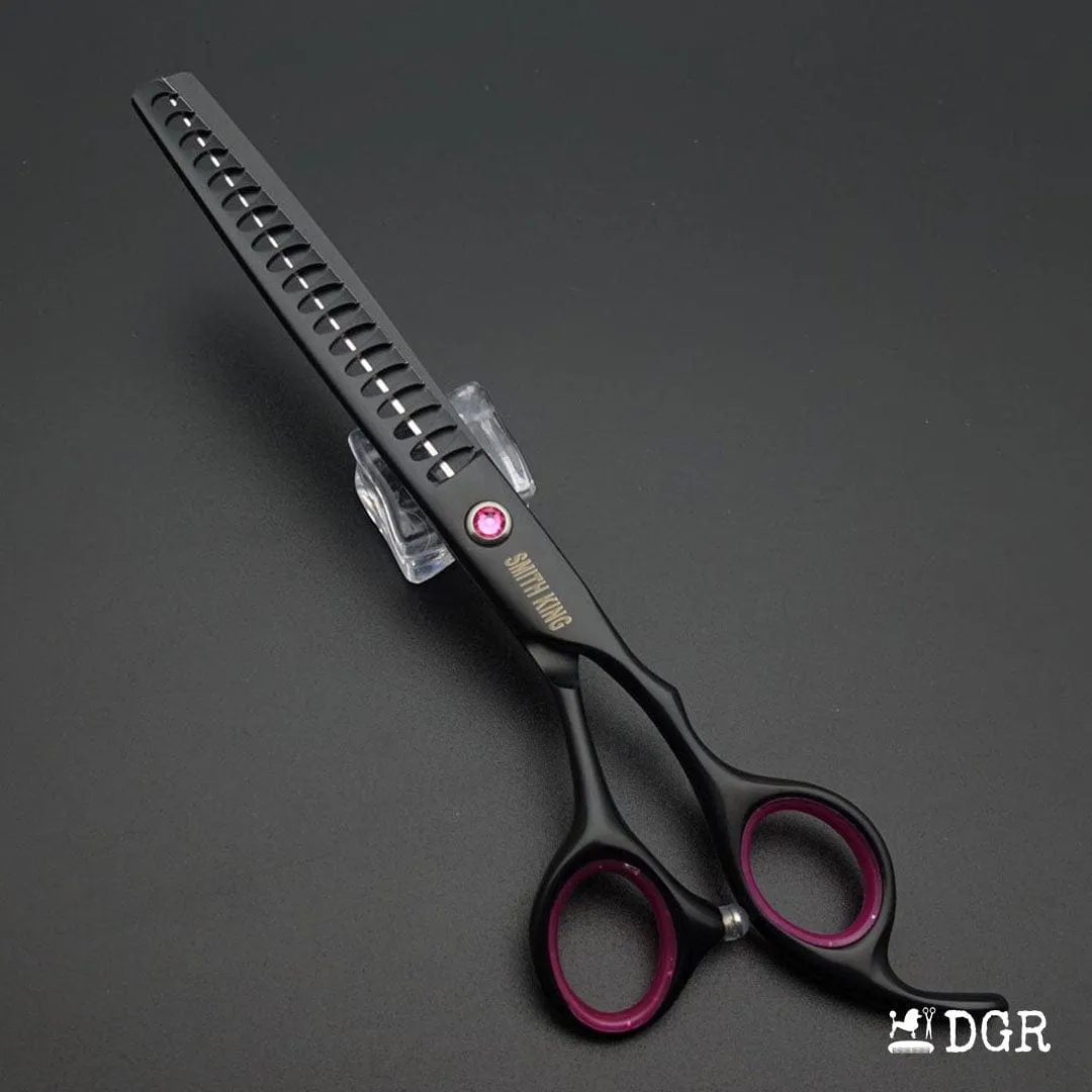 7“ Pro. PET GROOMING Shears 4Pcs set-Black-comb-USA warehouse available