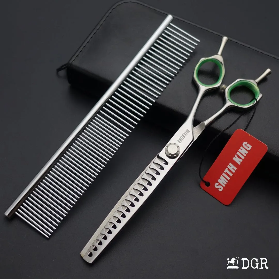 7" Pro. Dog Grooming Scissors Set with Safety Round Tips (New Arrivals)