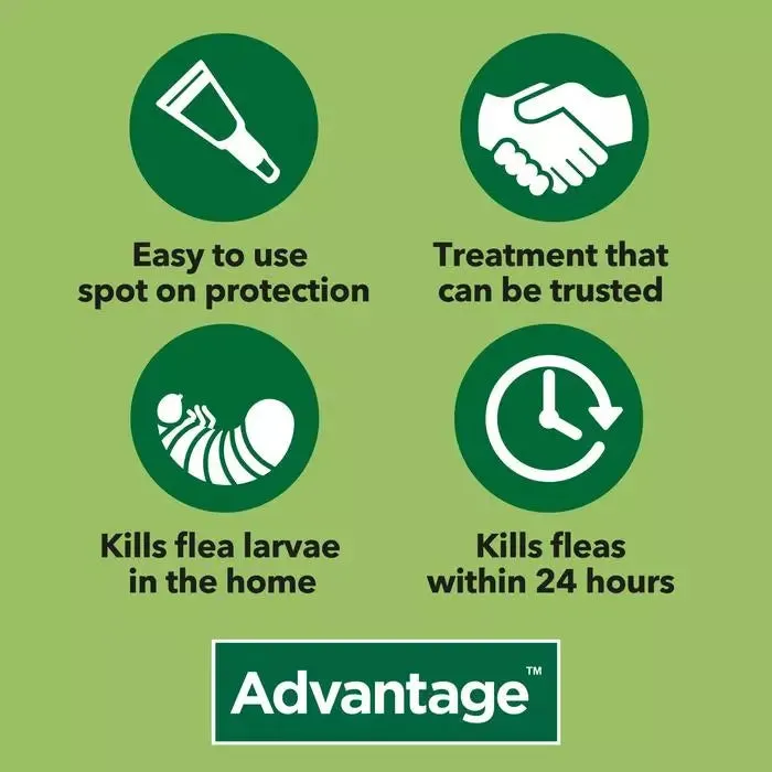 Advantage 100 Spot On Flea Control Medium Dog