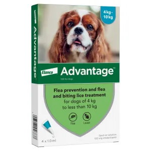 Advantage 100 Spot On Flea Control Medium Dog