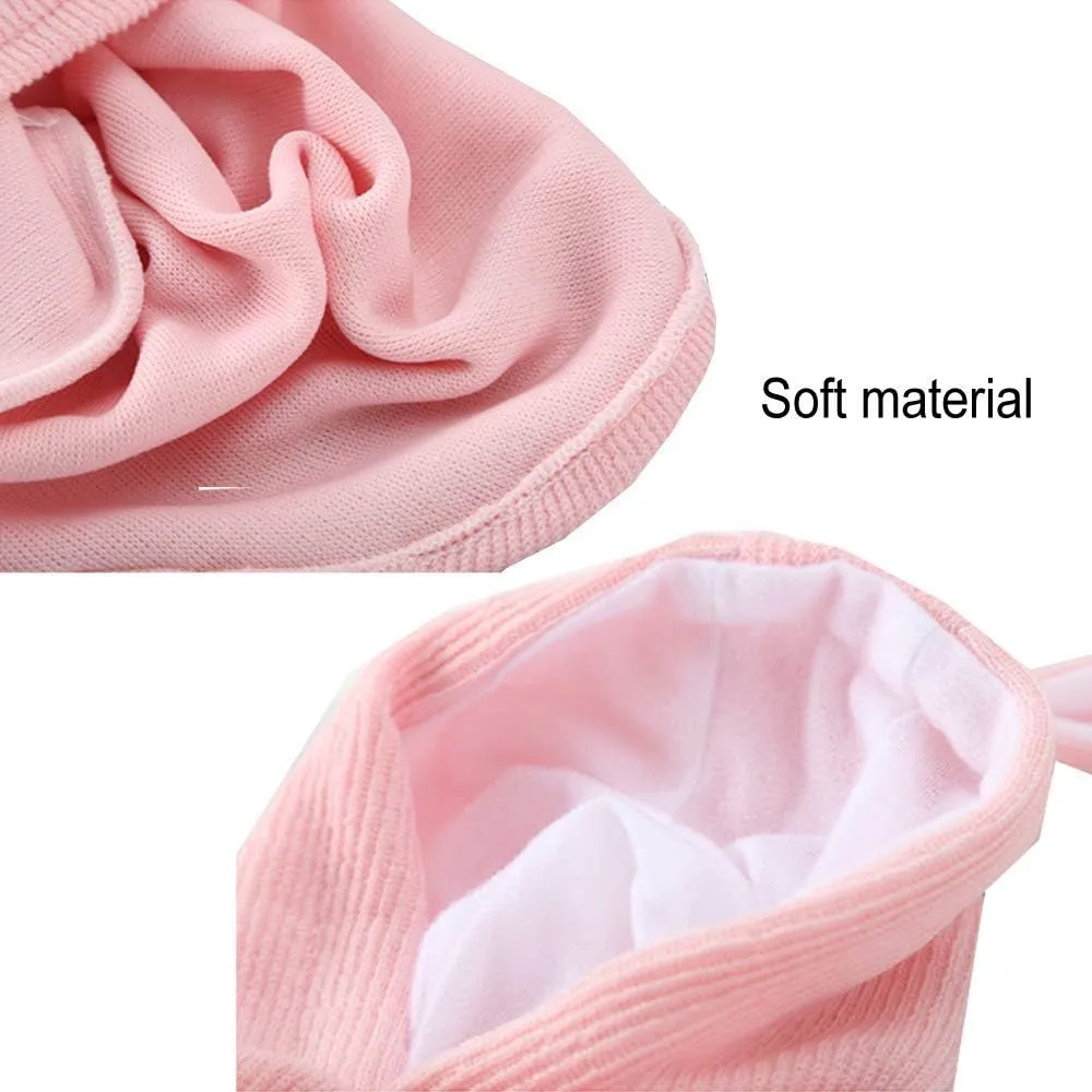 ANIAC Dog Hoodies Sweatshirt with Bunny Ears Spring Puppy Clothes for Small Dog Girl Boy Soft Doggy Sweater Cat Apparel Pet Clothing for Kitten Pomeranian Chihuahua(X-Small, Pink)