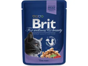 Brit Premium Cat Pouches with Cod Fish 100 g