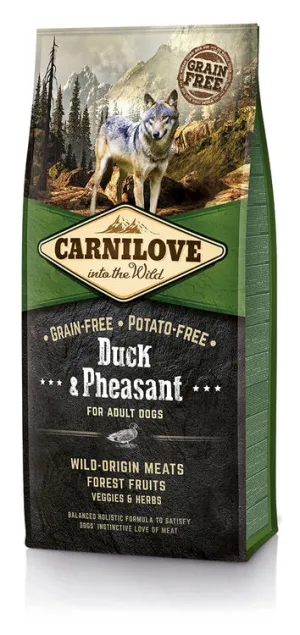Carnilove Duck & Pheasant Food For Adult Dogs 12Kg
