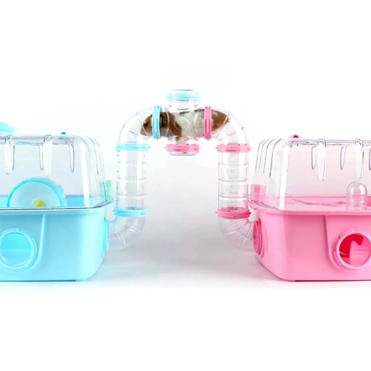Carno Hamster Cage With Tunnel (Blue)