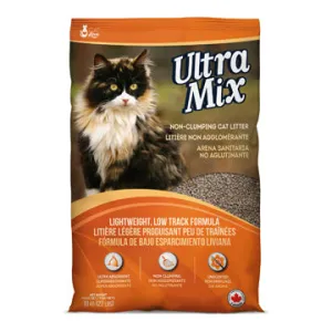 Cat Love Ultra Mix Unscented, Non-Clumping Cat Litter - 10 kg (22 lbs)