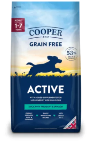 Cooper & Co. Grain Free Active Duck with Pheasant & Spinach