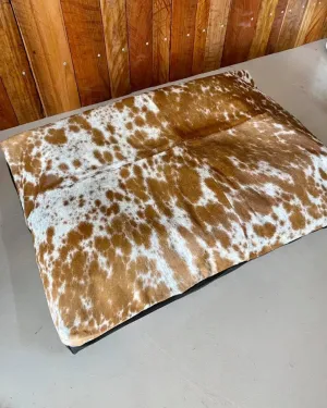 Cowhide Delight: Your Pet's Comfortable Retreat
