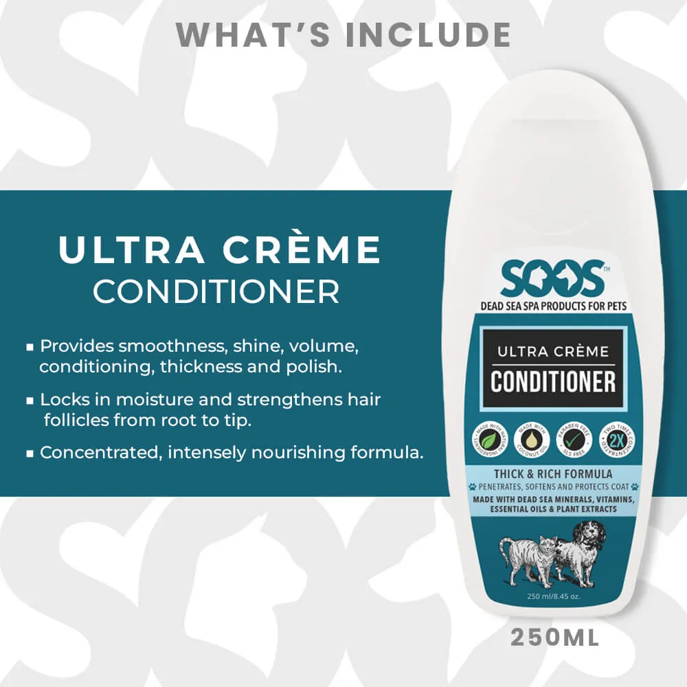 Dead Sea Pet Grooming Conditioner Bundle For Dogs & Cats