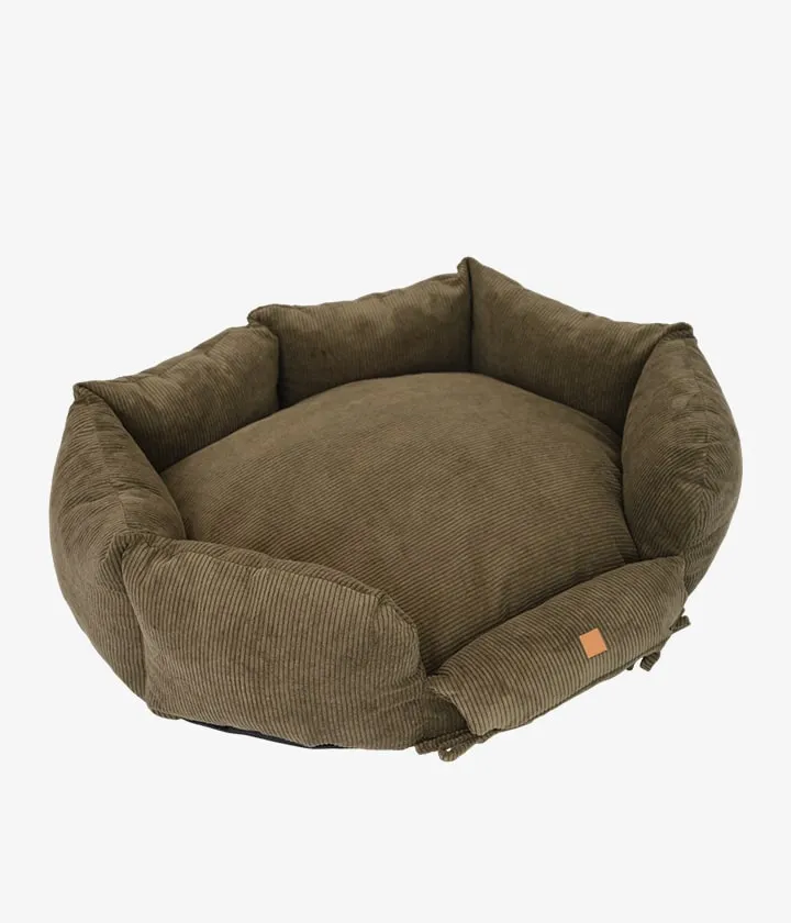 Dog Bed Ronny Cord - Khaki