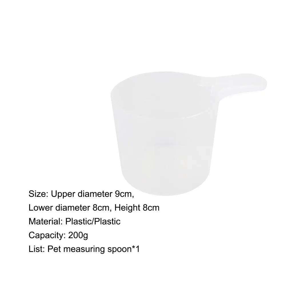 Eco-Friendly Pet Food Scoop with Measurement Scale