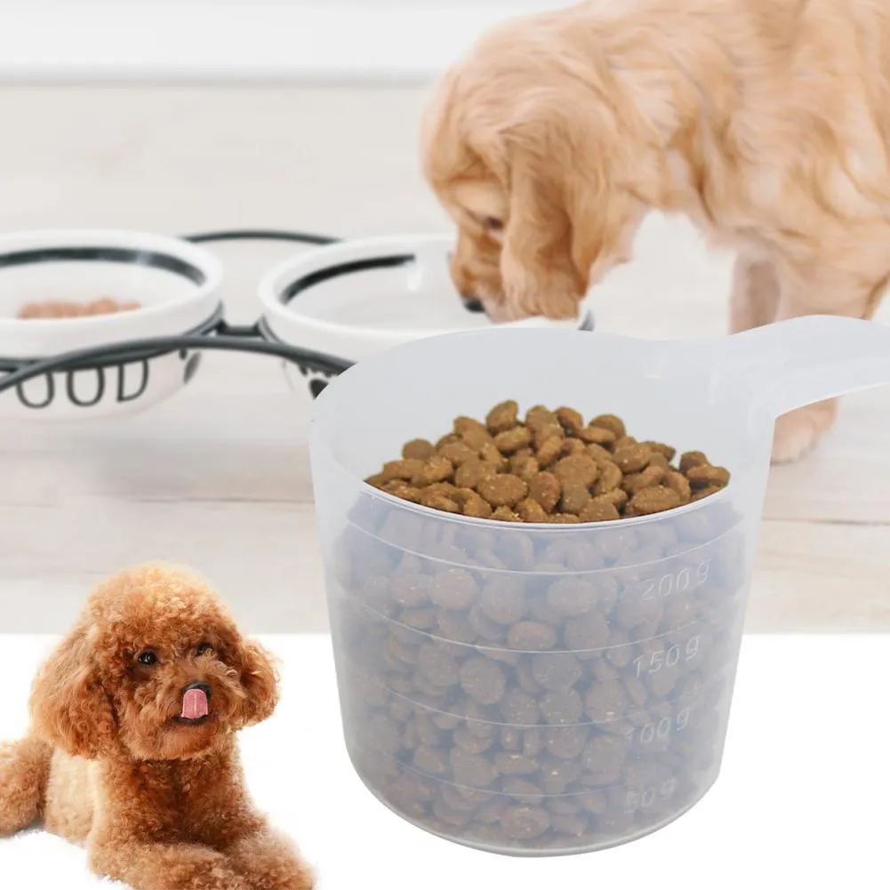 Eco-Friendly Pet Food Scoop with Measurement Scale