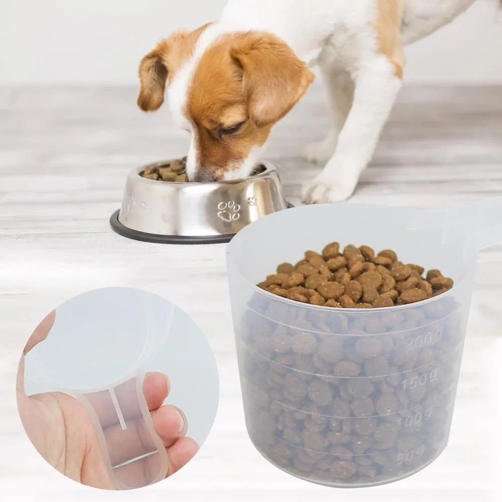 Eco-Friendly Pet Food Scoop with Measurement Scale