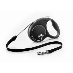 Flexi 5m Medium Black Design Retractable Dog Lead