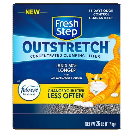 Fresh Step Scented Outstretch Concentrated Clumping Cat Litter