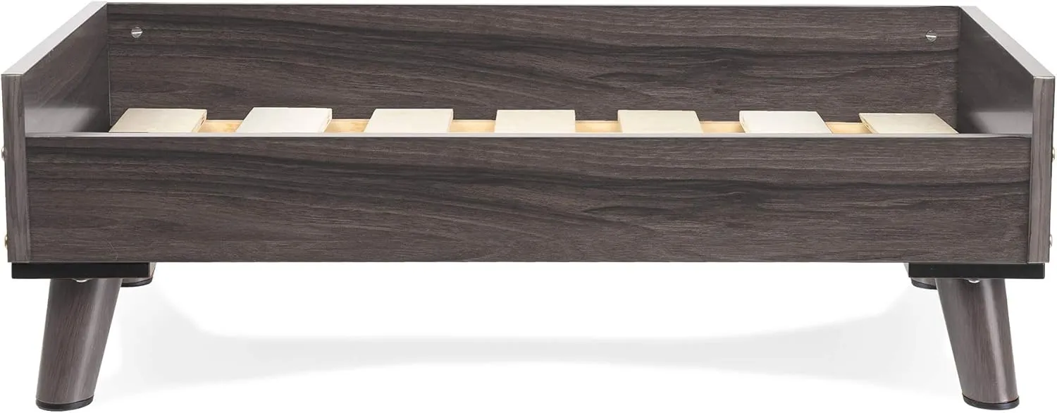 Furhaven Elevated Dog Bed Frame for 30in X 20in Medium Dog Bed Gray Wash Medium
