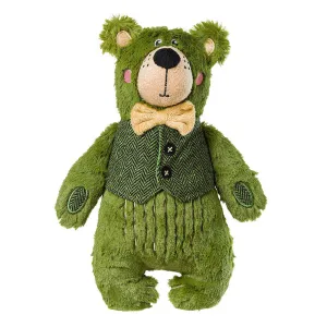 House of Paws 28cm Forest Green Bear Dog Toy