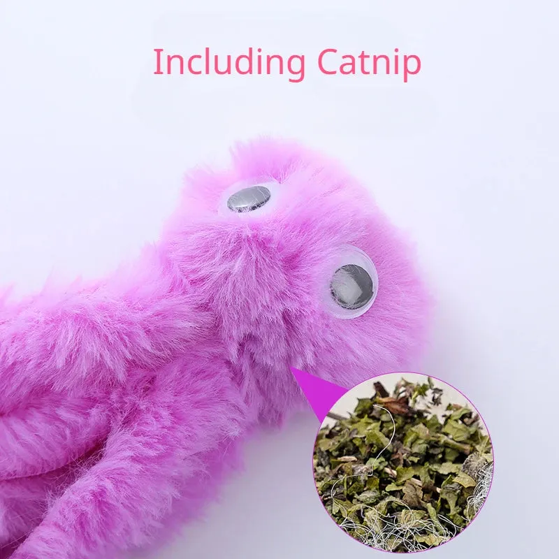Interactive Catnip Octopus Plush Toy
