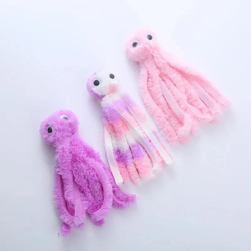 Interactive Catnip Octopus Plush Toy