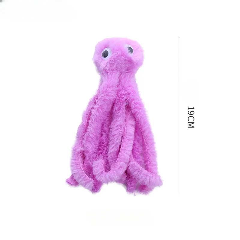 Interactive Catnip Octopus Plush Toy