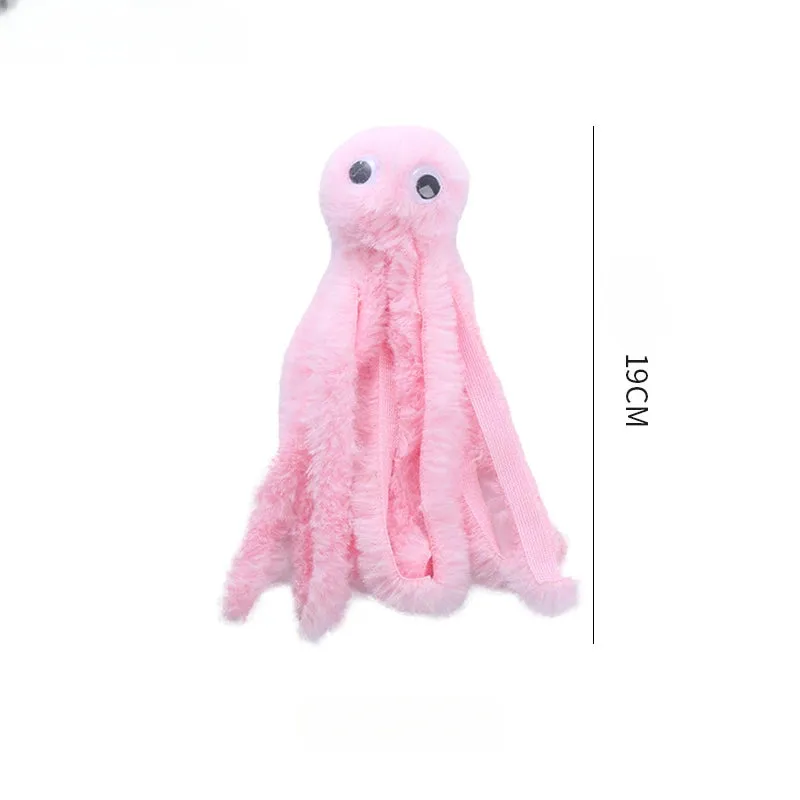 Interactive Catnip Octopus Plush Toy