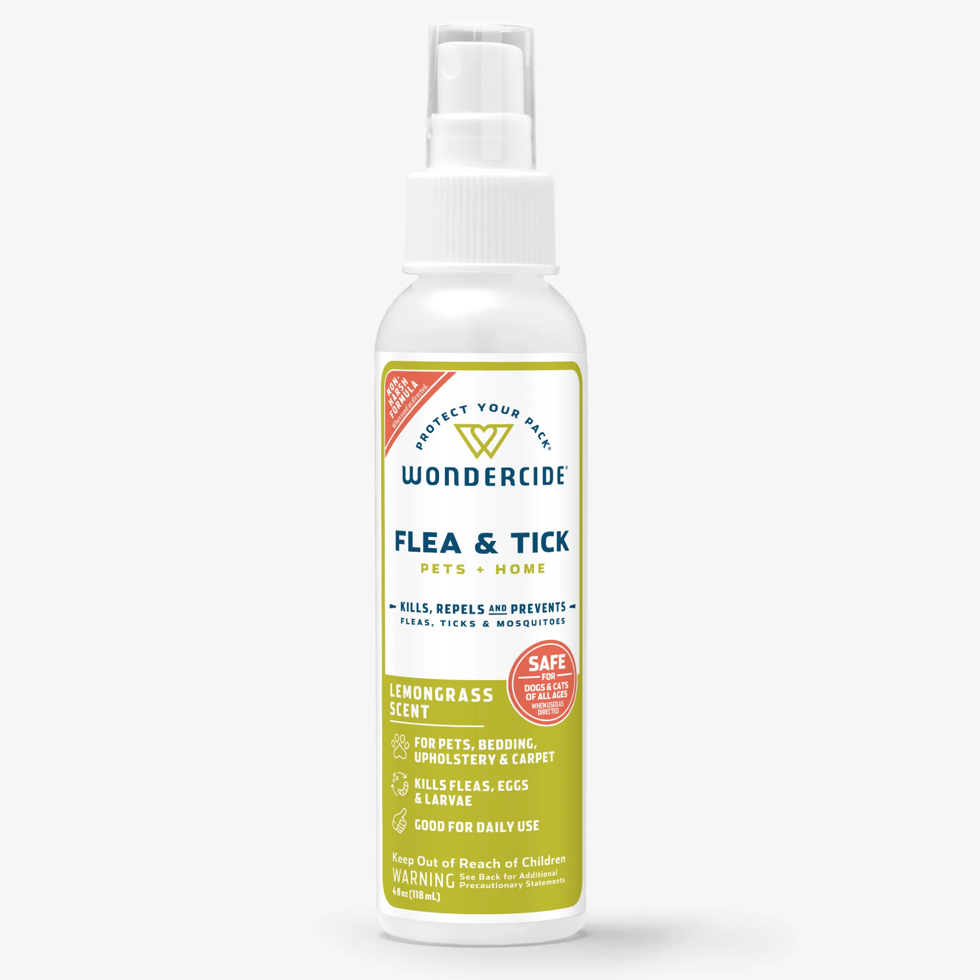 Lemongrass Flea & Tick Spray for Pets   Home with Natural Essential Oils