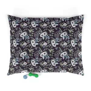 Luxury Pet Bed, feather soft fleece, Scottish Floral