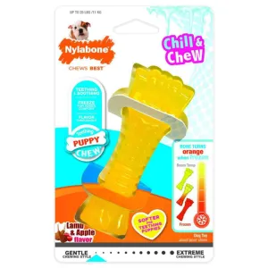 Nylabone Puppy Freezer Bone - Chill & Chew - Lamb & Apple