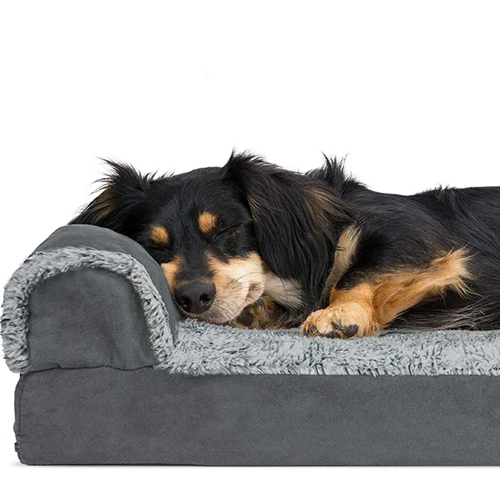 PAWS ASIA Suppliers Premium Luxury Soft Extra Large Waterproof Dog Orthopedic Bed Sofa