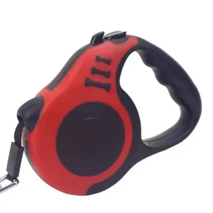 PetGains PGGGY 3M Retractable Leash Automatic Flexible Pet Dog Leash (Red)