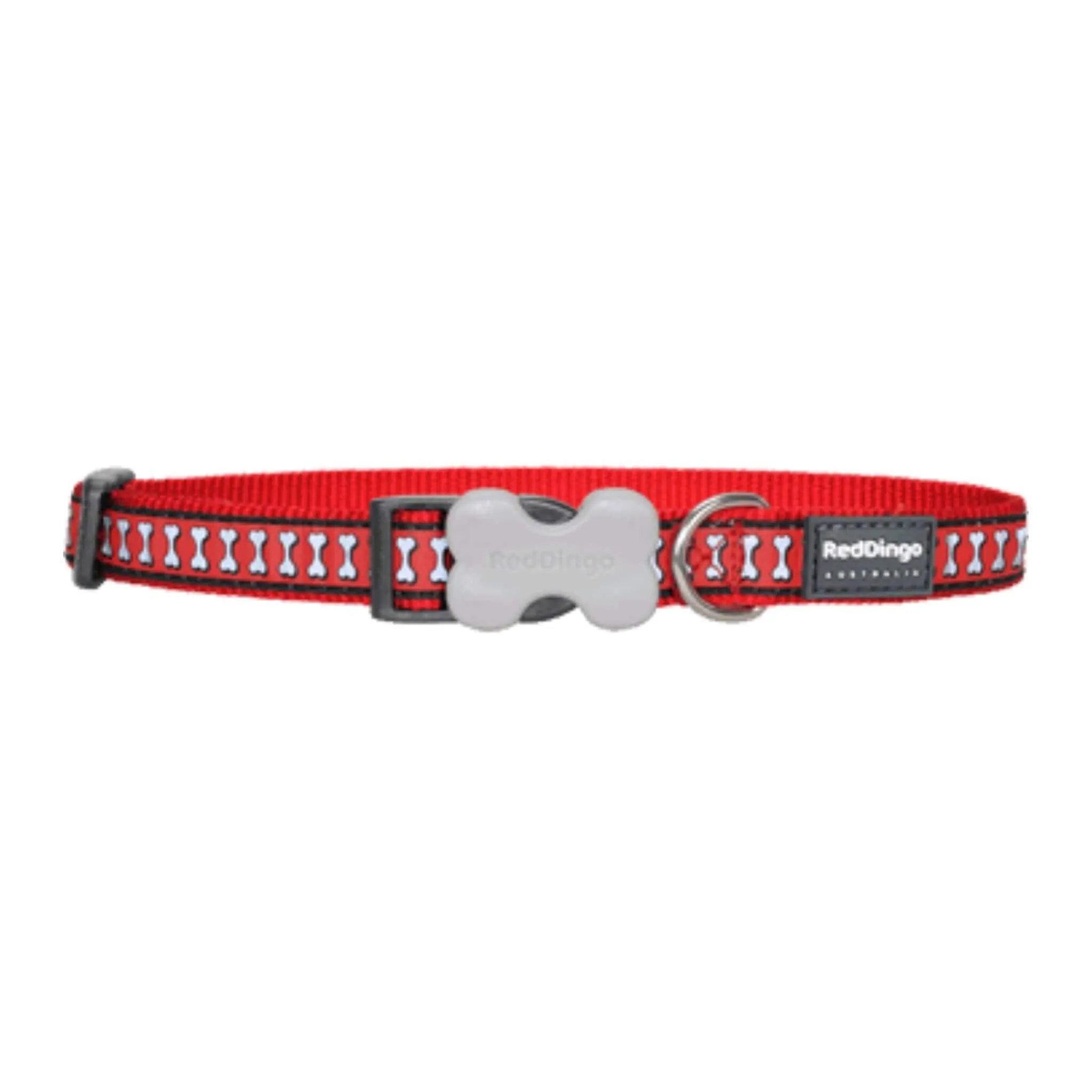 Red Dingo Reflective Small Dog Collars