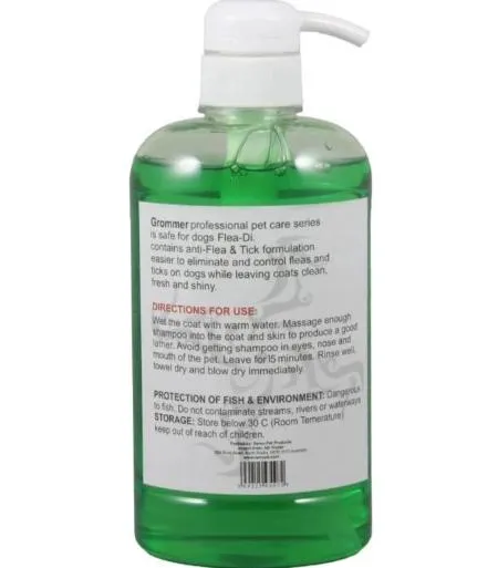 Remu Dog Groomer Shampoo Flea & Tick with Conditioner 600ml