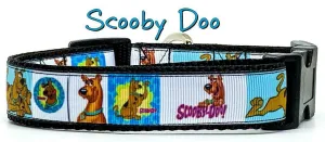 Scooby Doo dog collar handmade adjustable buckle collar 1" wide or leash Petcollarshandmade