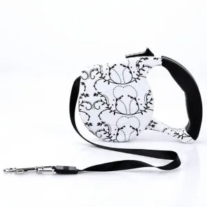 Swirling Vine Retractable Dog Leash