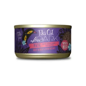 Tiki Cat After Dark Beef & Beef Liver  Pate 3 oz