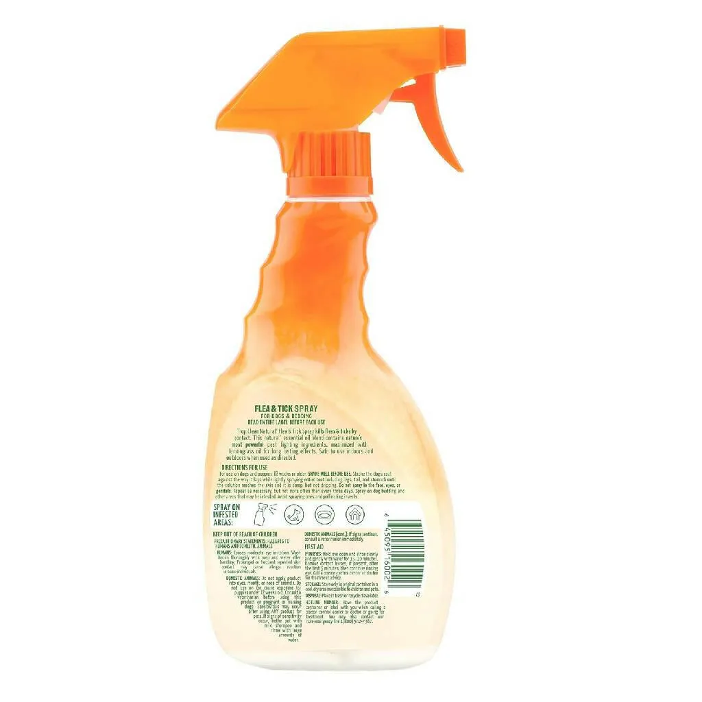 Tropiclean Flea & Tick Dog & Bedding Spray (16 oz)