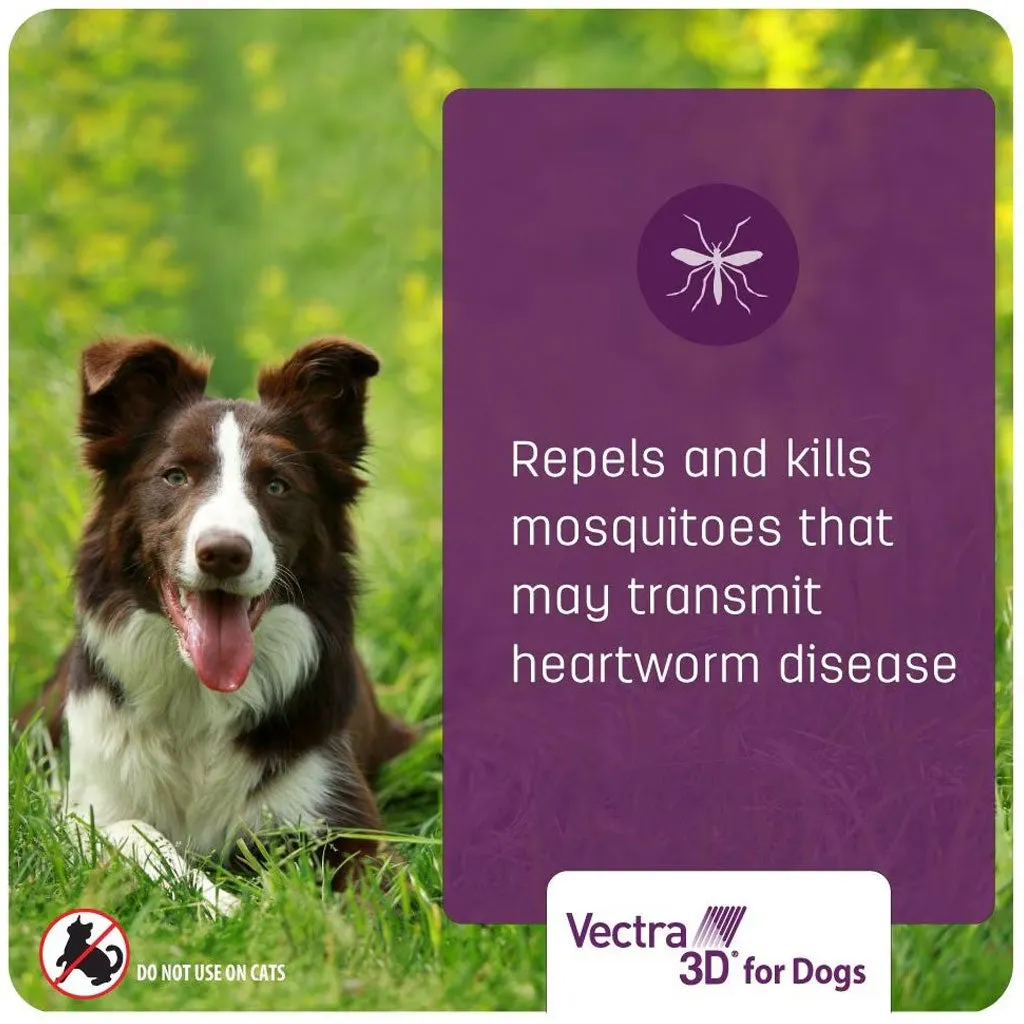 Vectra 3D Flea and Tick Spot Treatment for Dogs Over 95 lbs