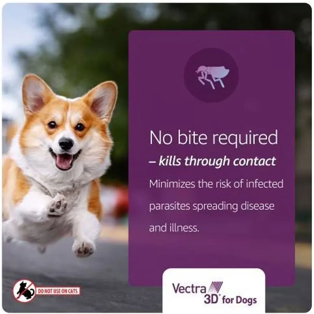 Vectra 3D Flea and Tick Spot Treatment for Dogs Over 95 lbs