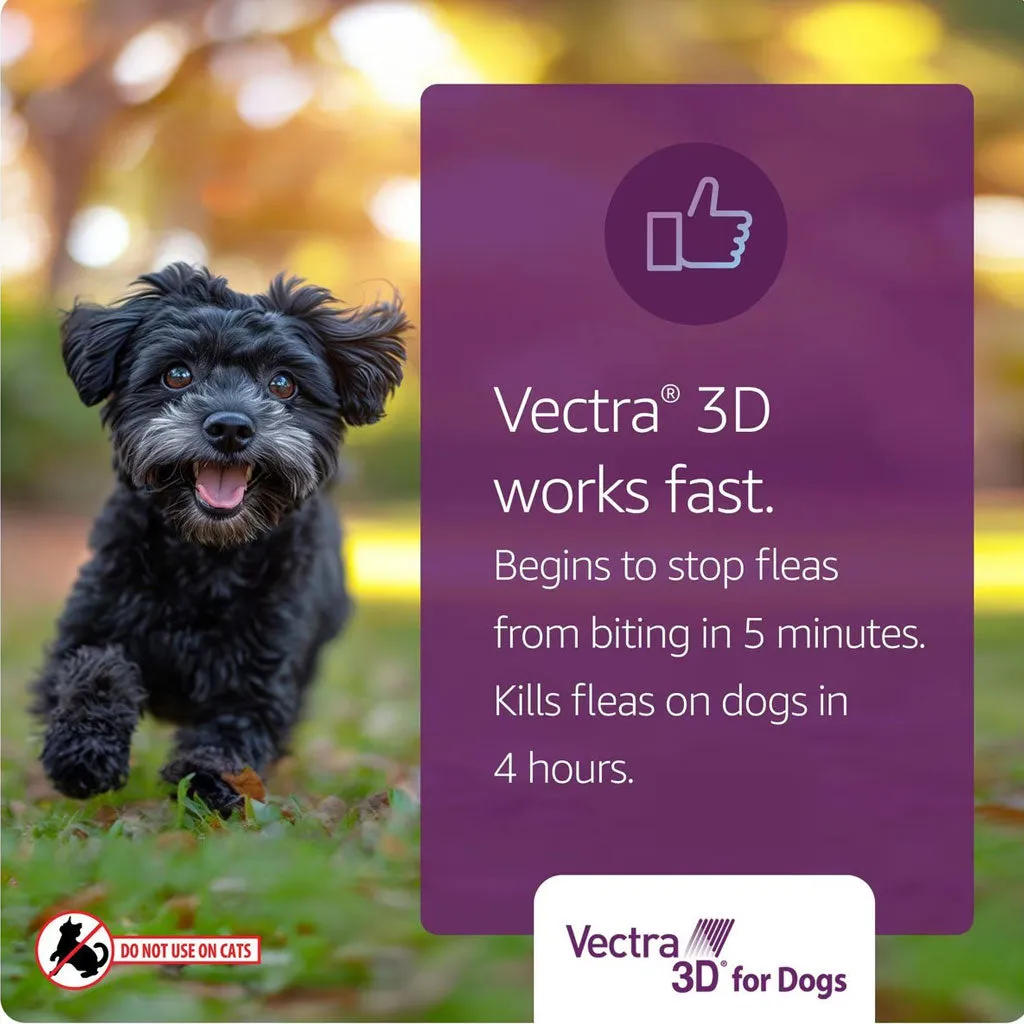 Vectra 3D Flea and Tick Spot Treatment for Dogs Over 95 lbs