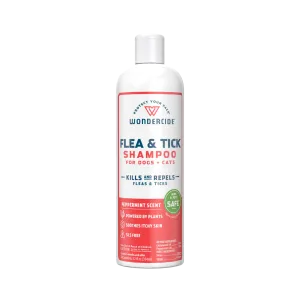 Wondercide peppermint Flea & Tick 12oz Liquid Shampoo For Dogs & cats
