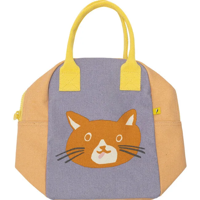 Zipper Lunch Bag - Cat by Fluf
